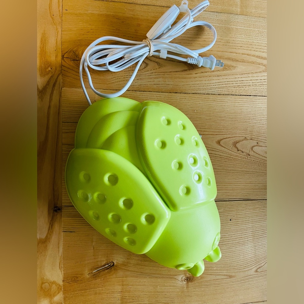 Bright Lime Green Ladybug light